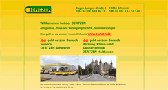 Desktop Screenshot of oertzen-schwerin.de